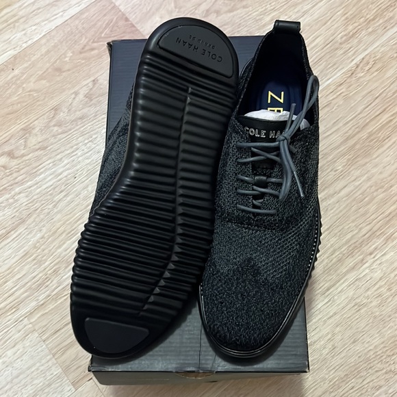 Cole Haan Zerogrand Stitchlite Wingtip Oxfords, Black - Picture 7 of 8